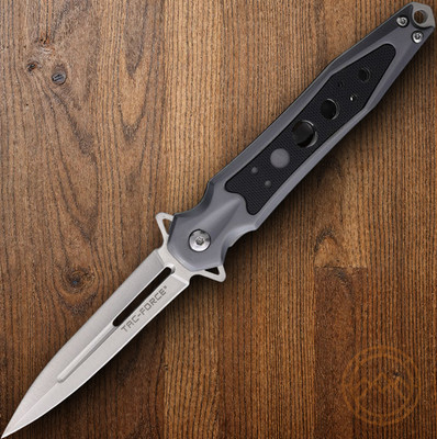 Tac Force Assisted Folding Knife 3.25'' 3Cr13MoV Steel Blade Aluminum/G10 Handle