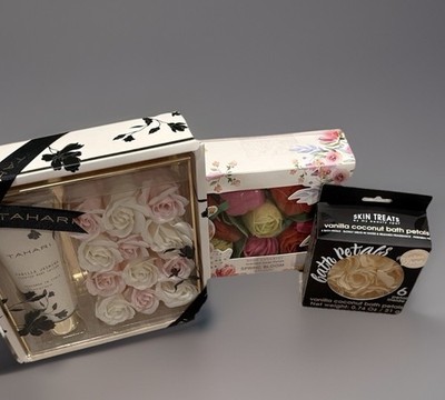 Luxury Bath Petal Set Mixed Lot(3) - Tahari, My Beauty Spot, World Market, New