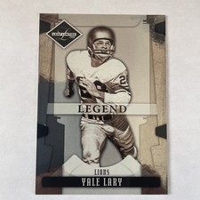 Yale Lary 2008 Leaf Limited # 200 Legend # 348/499 SP Detroit Lions NFL