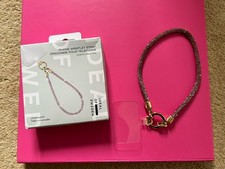 Ideal Of Sweden Phone Wristlet, Mobile Wrist Strap, Anti Theft , Pink Sparkly