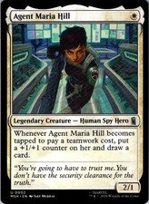 Agent Maria Hill 2 Uncommon Marvel Super Heroes Magic: The Gathering Near Mint