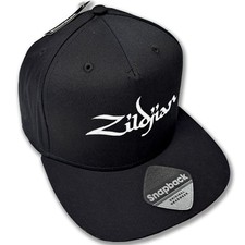 Cappello ZILDJIAN nuovo nero cotone snapback berretto punta piatta ricamato