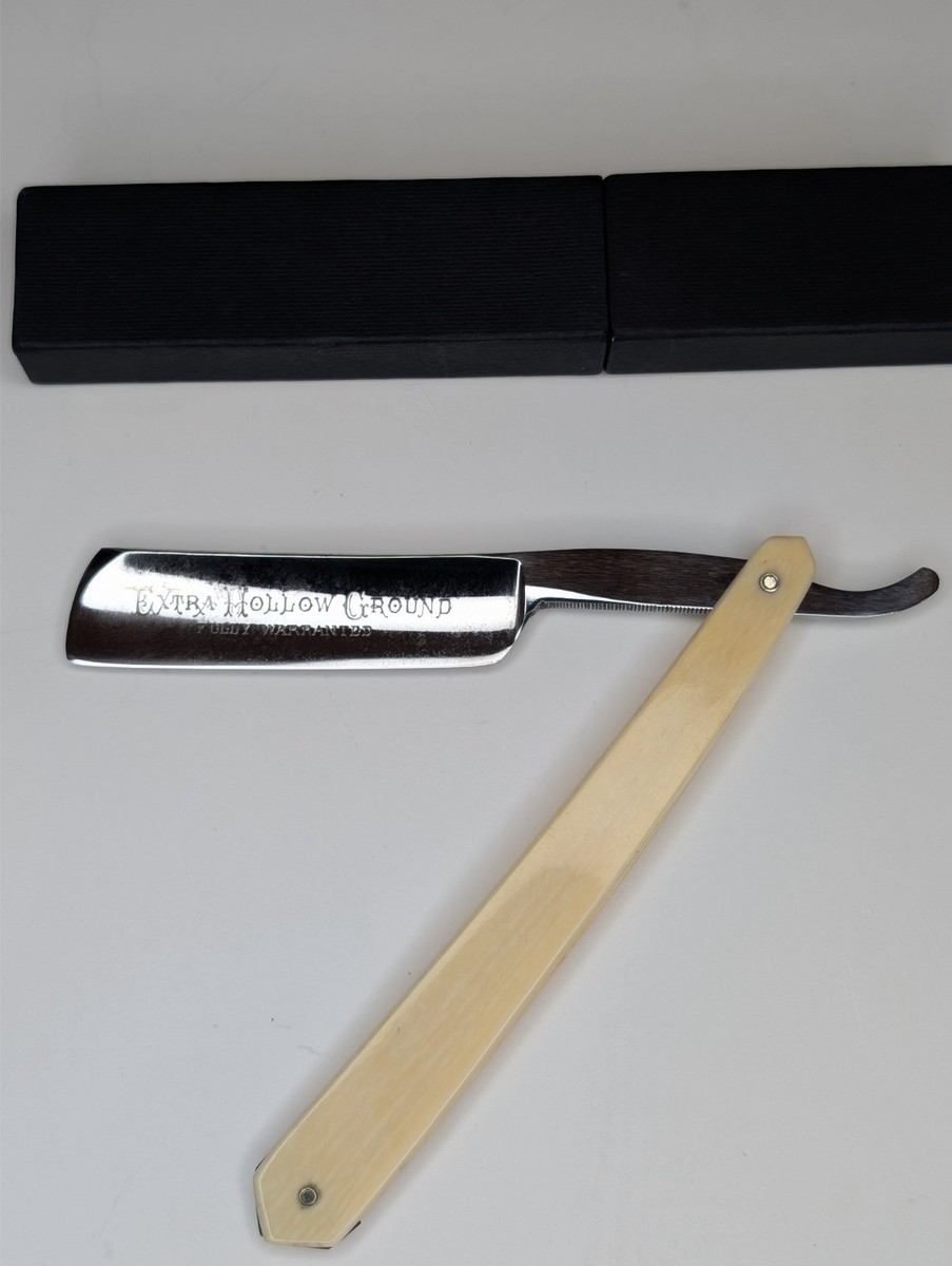 Vintage straight razor Extra Hollow Ground Fully Warraned Germany