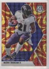 2020 Panini Mosaic Reactive Gold Mosaic Prizm Mark Ingram II #20 06kc