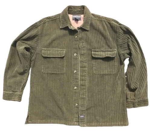 VTG Quicksilver Jacket Men's Medium Salt Water Denim Corduroy 90s Grunge Skate video thumbnail