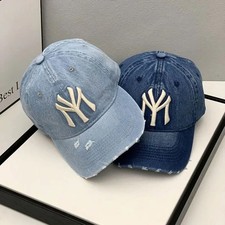 Unisex New York Ny Baseball Men Women Hat Sport Snapback Denim Cap