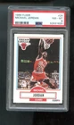 1990-91 Fleer #26 Michael Jordan PSA 8 Graded Basketball Card NBA 1990 1991 Bull