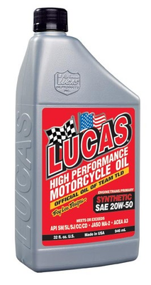 #ad Lucas Oil Engine Oil Synthetic SAE 20W 50 Motorcycle Oil $25.41