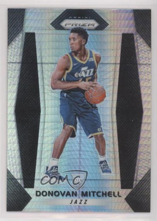 2017-18 Panini Prizm Hyper Prizm Donovan Mitchell #117 0n9u