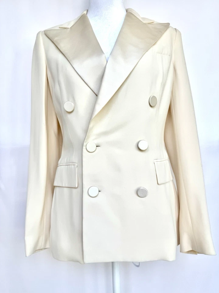 Blazer Chaqueta de Seda Colección Ralph Lauren Etiqueta Púrpura Nuevo con Etiquetas $2990 Elegante Elegante Elegante de Lujo Foto 4 de 4