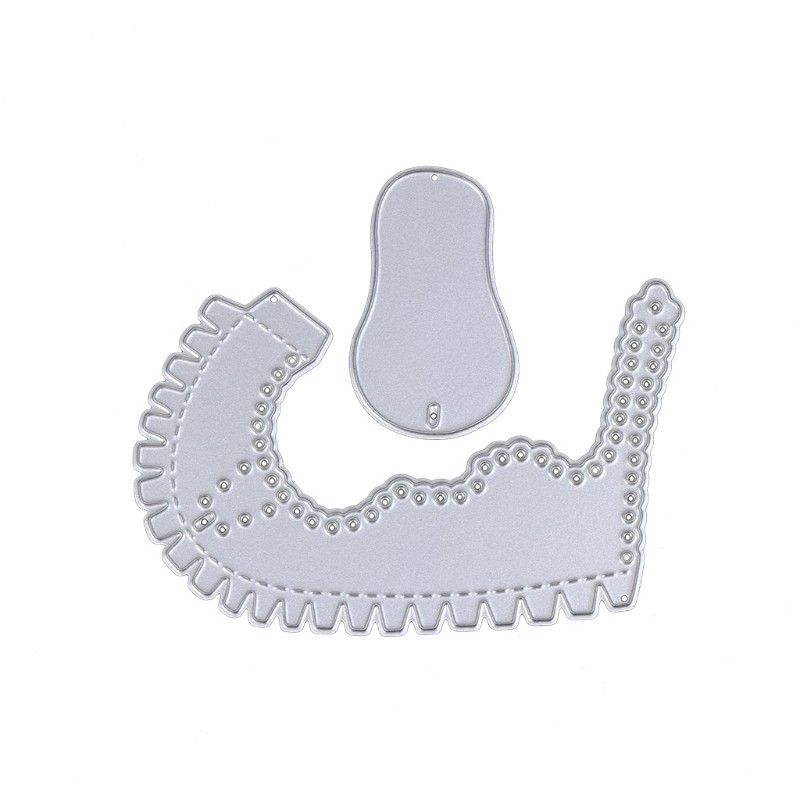 Baby Shoes Cutting Dies Metal Stencil Template Mold Home School Embossing Craft