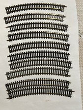 Vintage Atlas 18" R Snap Train Track HO Lot Of 10 Curved Plastic And Metal