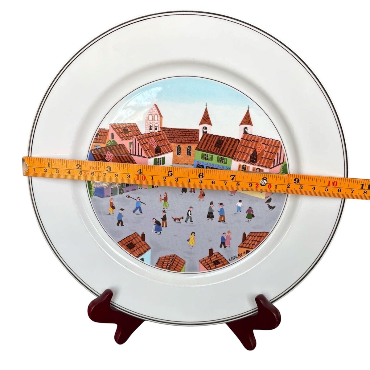皿　villeroy&Boch Villeroy & Boch Design Naif Dinner Plate 10.5” Village Square