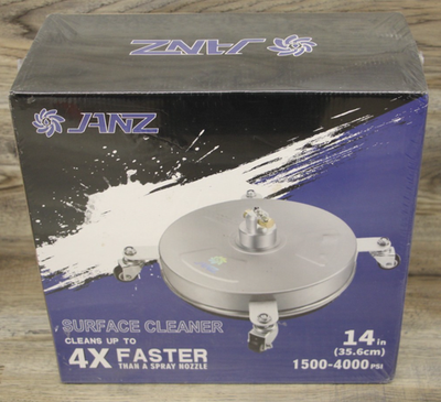 #ad Janz 14quot; Pressure Washer Surface Cleaner With 4 Wheels Stainless Steel Housing $53.99