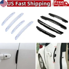 4PCS Universal Car Side Door Edge Guard Protector Trim Sticker Anti-Collision