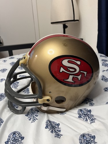 San Francisco 49ers Full Size Riddell Replica Football Helmet VTG 80s ...