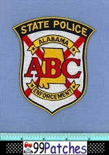 ALABAMA ABC ENFORCEMENT ALCOHOLIC BEVERAGE CONTROL State Police Patch DUI DWI 9H