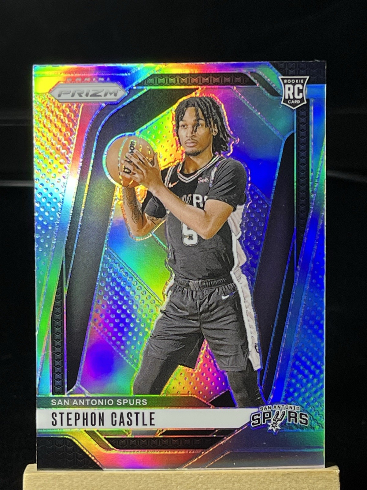 2024-25 Panini Prizm Stephon Castle #234 Silver Prizm Rookie RC Spurs