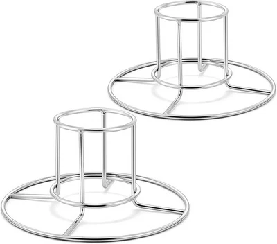 Beer Can Chicken Holder, 2 Pack Stainless Steel Chicken Rack Stand, Beer Butt - Picture 1 of 6