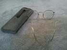 Ful-Vue Round Wire Rim Eyeglasses Metal Frame Vintage