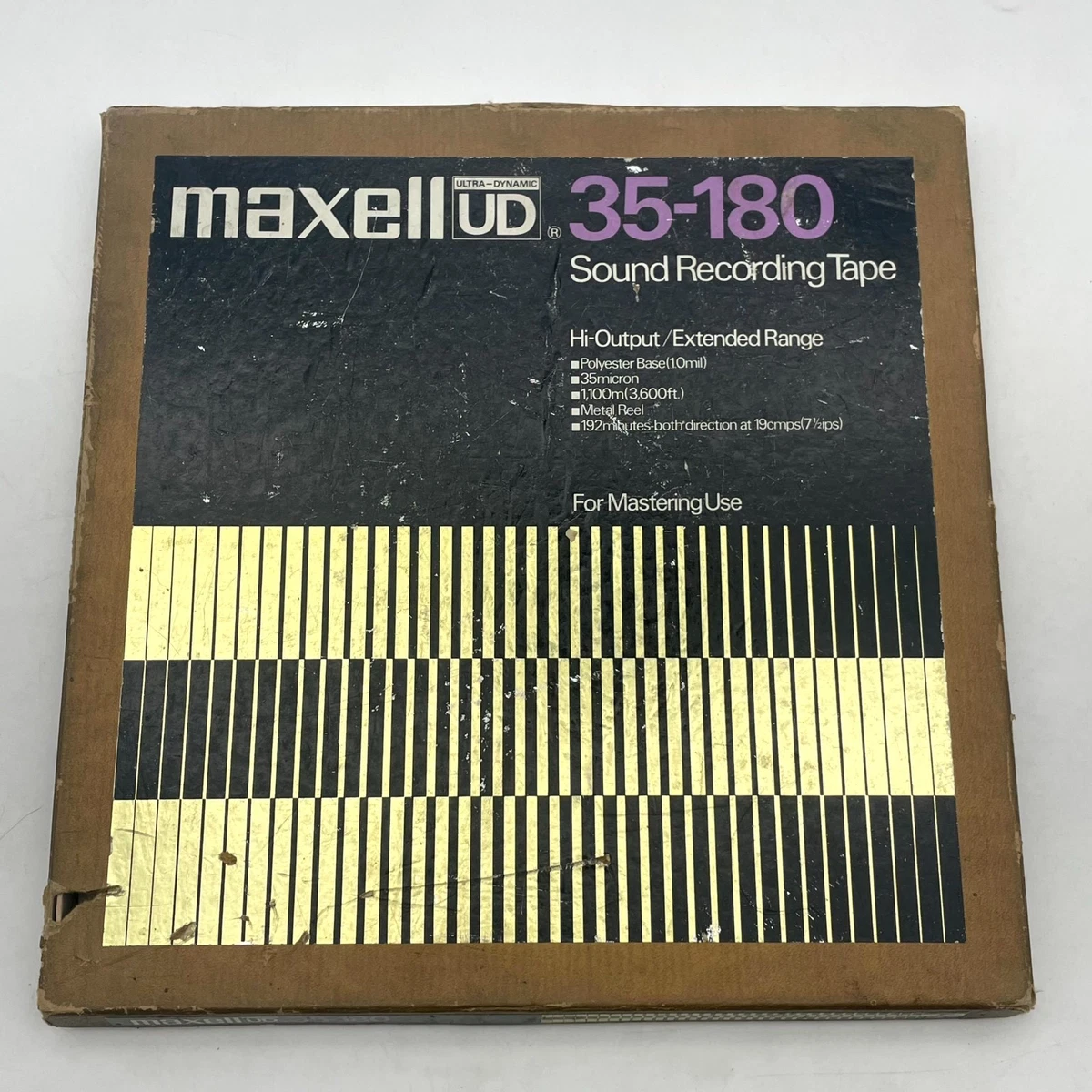 その他 maxell XL 35-180B Maxell UD-XL 35-180B Reel To Reel Blank Tape - New Old Stock