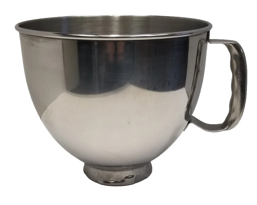 KitchenAid Tilt Head Mixer 5 Qt Stainless Steel Replt Mixing Bowl KSM150