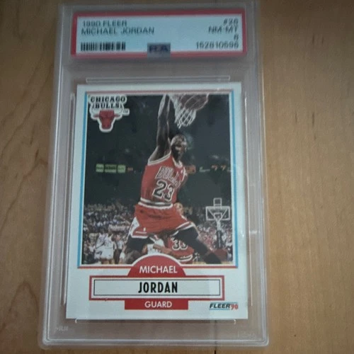 1990 Fleer Jordan PSA 8.5