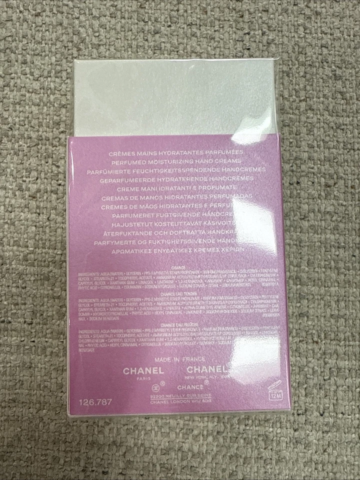 Chanel Chance Juego de Cremas de Manos Perfumadas 20ml x 3 Edición Limitada Nuevo Precintado Foto 3 de 4