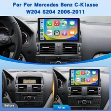 32GB Android 15 F&uuml;r Mercedes Benz C-Klasse W204 2006-2011 Autoradio Carplay Navi