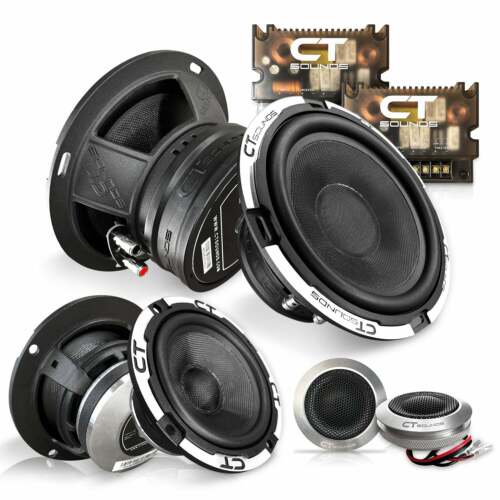 CT Sounds Meso 6.5” 500 Watt 3-Way Premium Component Car Speaker Set - Picture 1 of 6