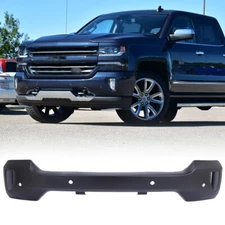 Front Bumper Cover Face Bar w/ Fog &Sensor Hole For Chevy Silverado 1500 2016-18