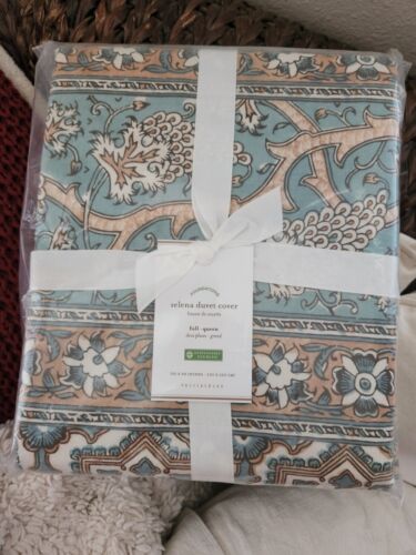 NEU Keramikscheune Selena Kalamkari Medaillon Blockdruck volle Königin Bettdecke Boho