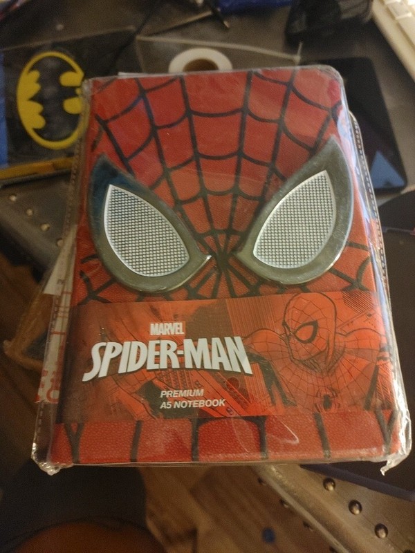 New.. In Package Spiderman Embellished Premium A5 Journal