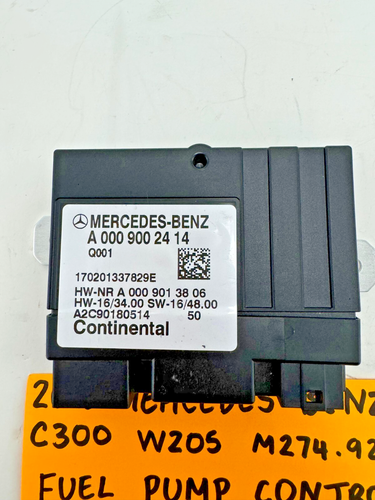 14-20 Mercedes C300 GLC300 S450 Fuel Pump Control Module Unit A0009002414 OEM - Picture 7 of 7