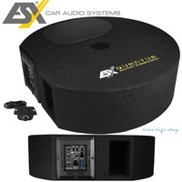 ESX Q-300Av2 300 Watt Aktiv Subwoofer Reserveradmulde Bassbox Auto Reserverad