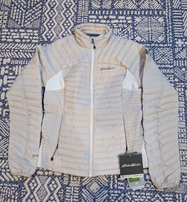 EDDIE BAUER Microtherm Stormdown 700 Padded Down Jacket Xs Extra Small $199 