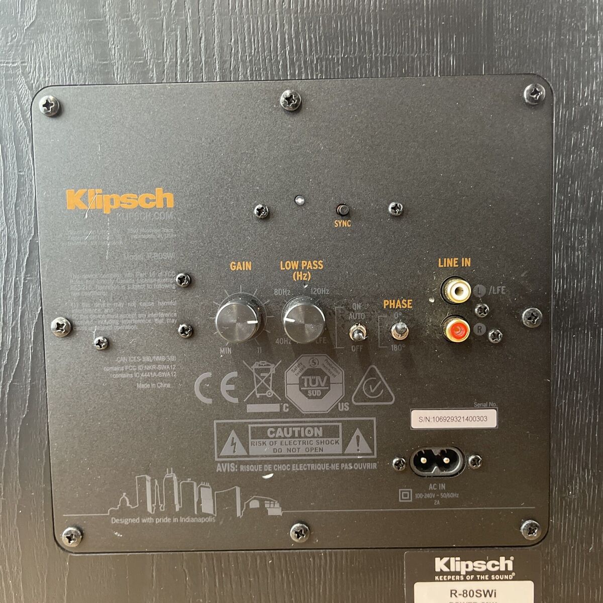 Klipsch R-80SWi 8-inch 150W Wireless Subwoofer | eBay Klipsch R-80SWi 8-inch 150W Wireless Subwoofer | eBay