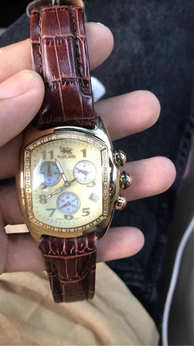 IceLink Carlton 38 Stone Watch New With Tags | eBay