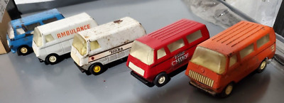 *VINTAGE BUNDLE* Tonka Toy Selection of 5 Sign Written Vans 