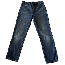 Madewell The Perfect Vintage Crop Jeans Women's 27 Blue Medium Wash High Rise