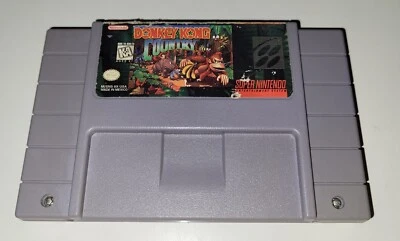 Super Nintendo SNES - Donkey Kong Country - USA - En Loose - Bon État - Photo 1/3