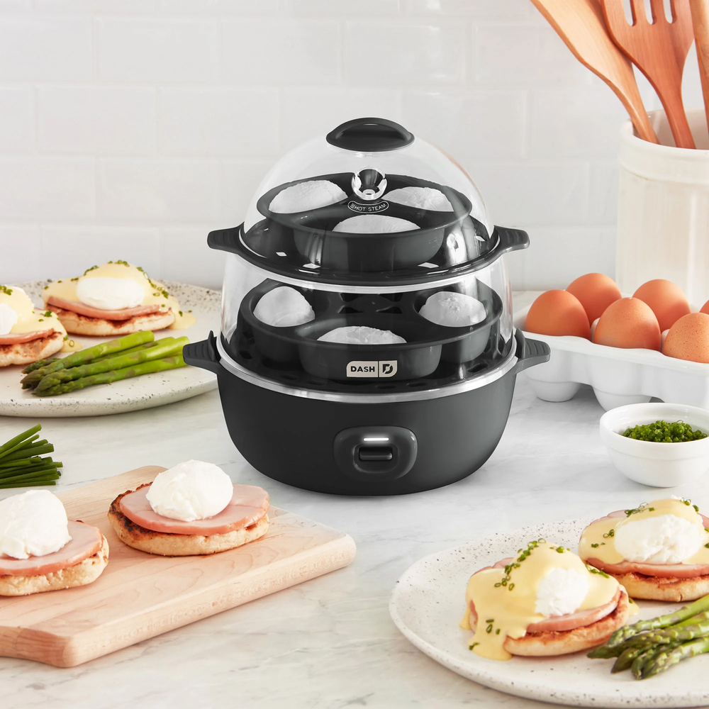 Dash Ultimate Deluxe Egg Cooker with Egg Bite Trays for Easy Breakfast Prep  