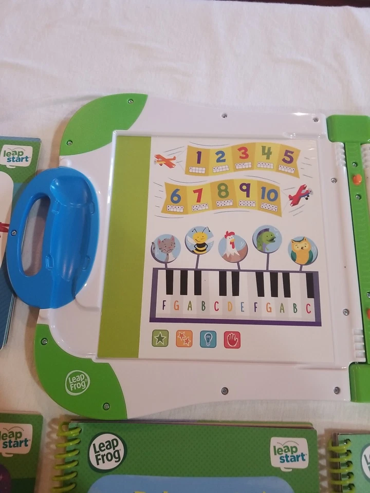 2016 Leap Start Frog Interactive Learning System Reader with 5 books WORKS - Image 2 of 4