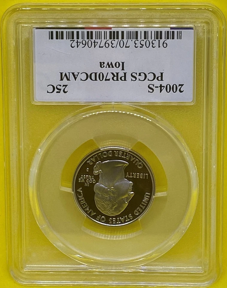 2004 S 25C Iowa Quarter PCGS PR70 DCAM - Image 4 of 4