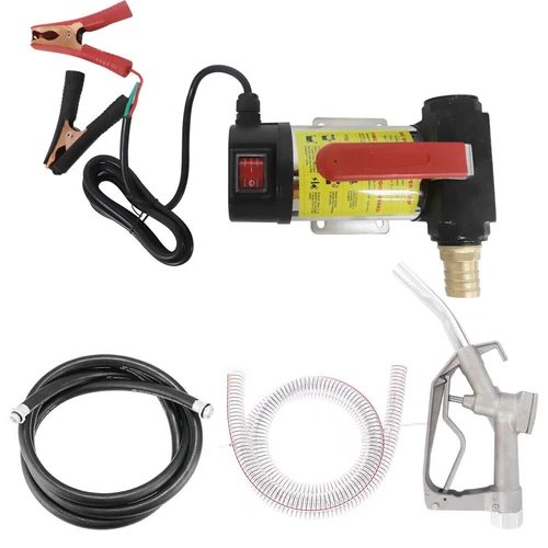 Dieselpumpe Ölabsaugpumpe 12V Heizölpumpe Kraftstoffpumpe Selbstansaugend - Bild 12 von 15