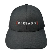 Persado Snapback Hat Black One Size Adjustable Embroidered Yupoong