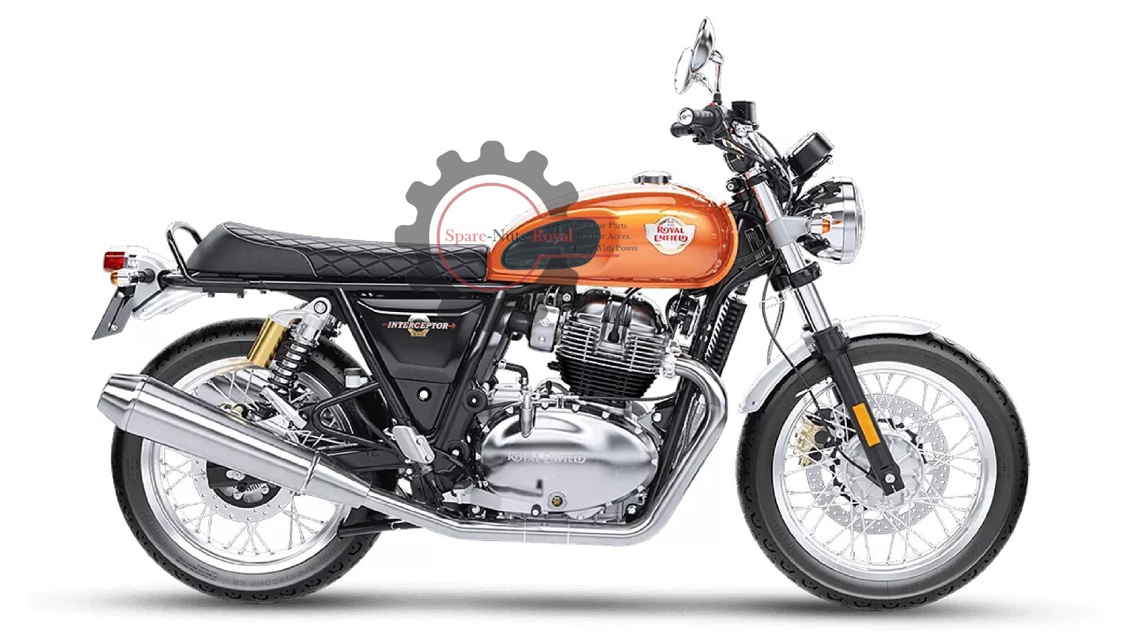 UNION JACK TANK KNIEPOLSTER MIT WEISSEM GEWINDE FÜR ROYAL ENFIELD GT 650CC