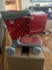Target Cash Register Accessories & SHOPPING CART  Kids Pretend Toy Bullseye NIP