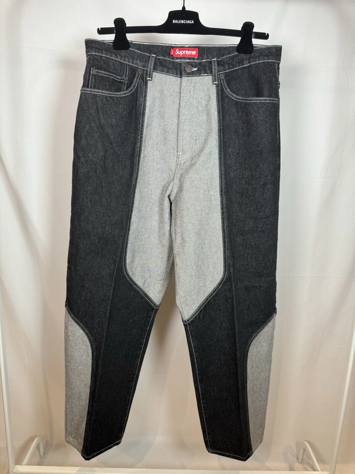 Jean baggy à panneaux 2 tons Supreme
