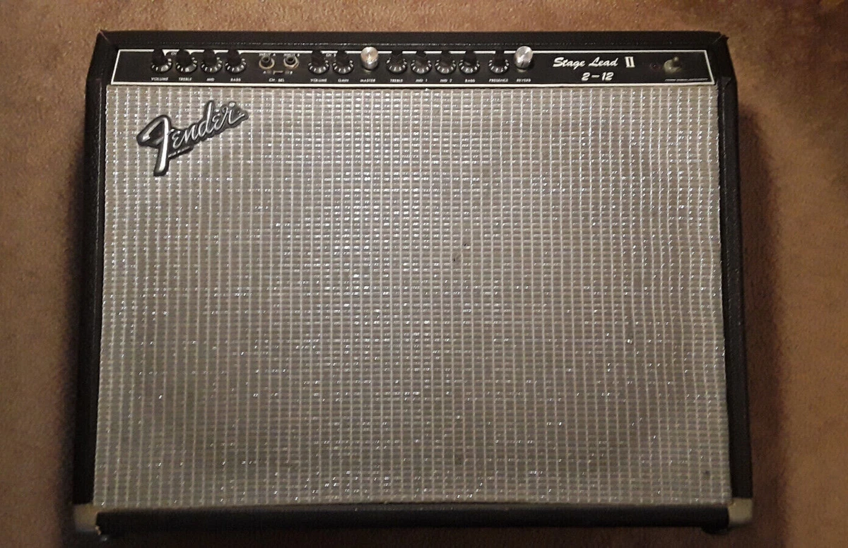 FENDER STAGE LEAD II AMPLIFIER | Model = 2-12 | Vintage 1980s Made in Japan